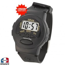 Montre parlante pour malentendant aveugle ou déficiente , adolescent noir