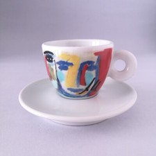 UNUSED Tazzina ILLY cup CHIA SIGNED Illy collection 1993 Facce italiane TRIESTE