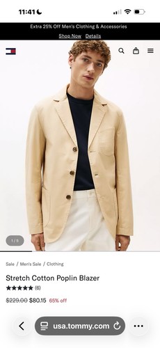 Tommy hilfiger blazer uomo - blazer,