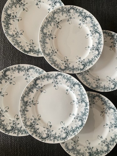 Assiettes plates terre de - assiettes,