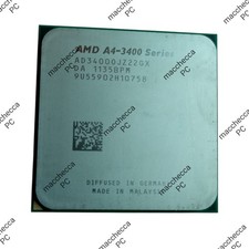 CPU AMD A4-3400 CPU A4-SERIE 2.7 GHZ DUAL CORE 1M Socket FM1 PROCESSORE