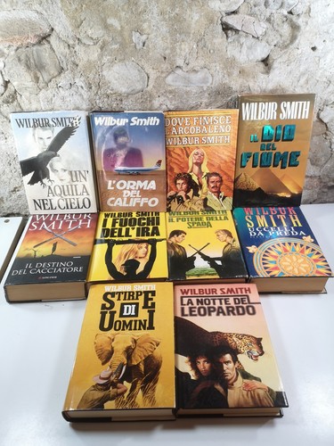 Lotto libri wilbur smith - lotto, 10