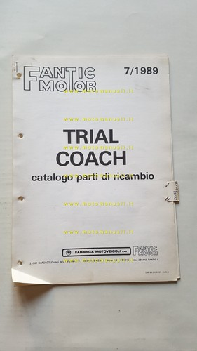 Fantic trial coach 1989 - coach,