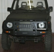Paraurti Suzuki Samurai Santana Sj 410-413 Uso Gravoso Con BullBar In Lamiera 