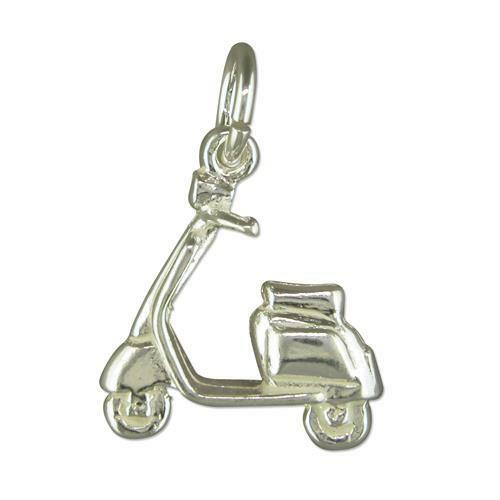 Charm vespa scooter argento - charm,