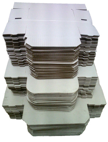 6x6x3 bianco ondulato