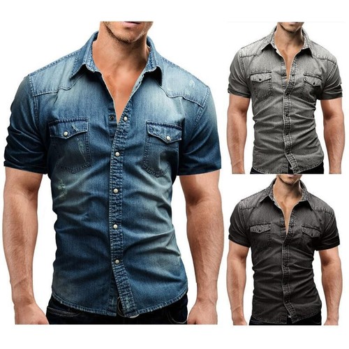 Camisa vaquera hombre manga - hombre,