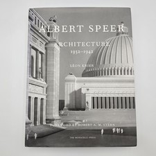 Leon Krier Robert A M Stern 2013 Albert Speer Architecture 1932-1942 HC w/DJ