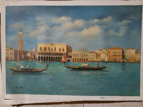 Dipinti scena paesaggio