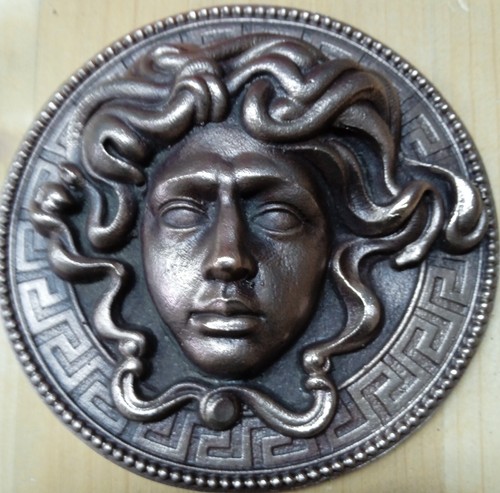 Placca decoro medusa versace - placca,