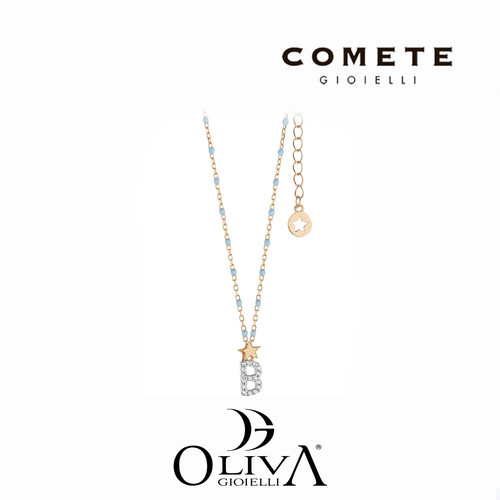 Collana comete stella - collana, lettera