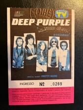 DEEP PURPLE TORINO PALASPORT 21.09.88 ORIGINAL TICKET STUB BIGLIETTO
