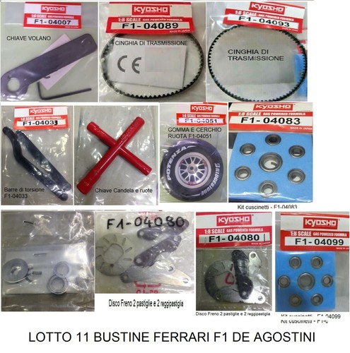 Stock lotto ricambi kyosho - lotto,