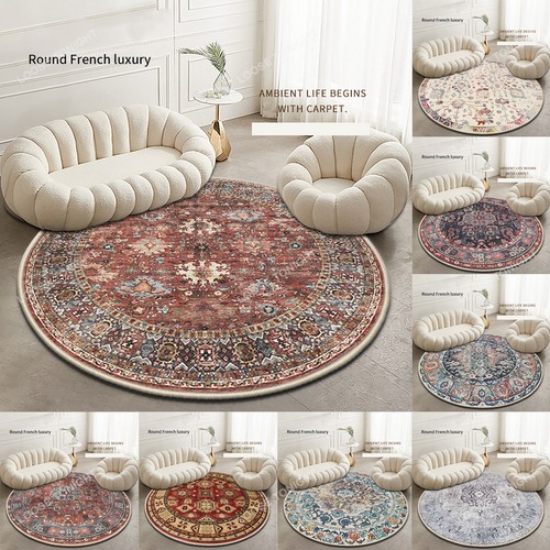 Tappeto rotondo retrò boho