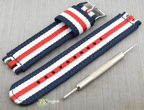 Cinturino nylon bianco - nylon,