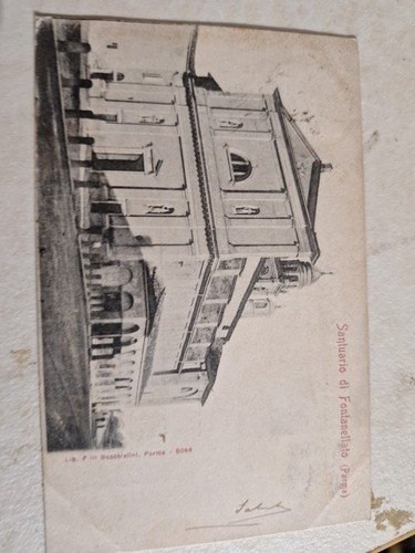 Cartolina santuario - santuario, di