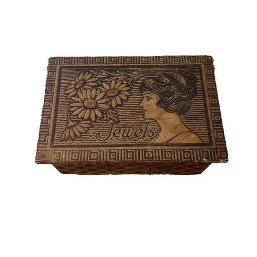 Antica portagioie legno - portagioie,