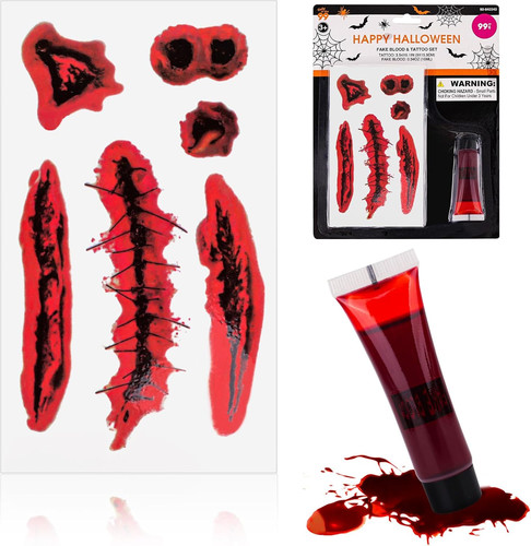 Sangue finto tatuaggi - sangue,
