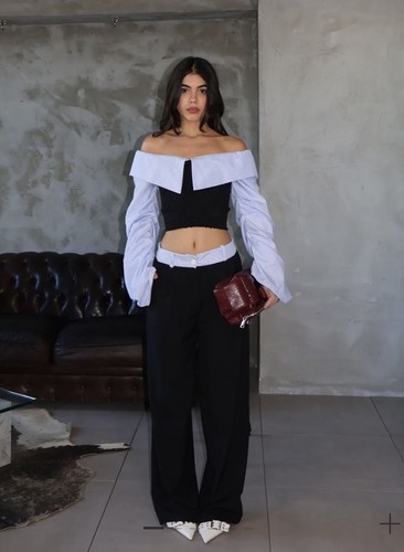 Completo crop camicia - completo, e