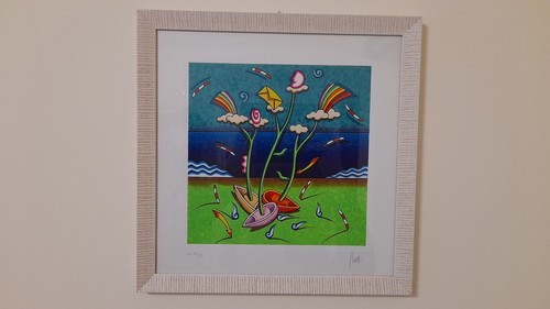Quadro con cornice giuliano - con,