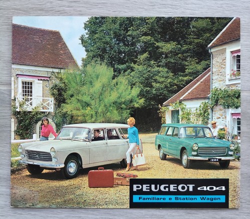 Depliant brochure peugeot 404 - depliant,