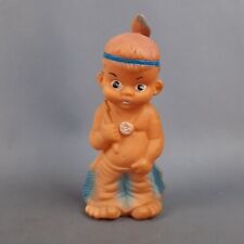 Pupazzo Gomma Indiano Rubbertoys Made In Italy Collezione Giocattolo Vintage