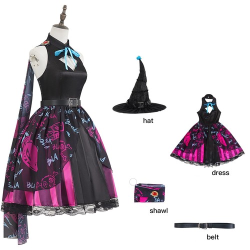 Jinx abiti cosplay - jinx, costume