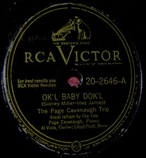 Page Cavanaugh Trio Ok'l Baby