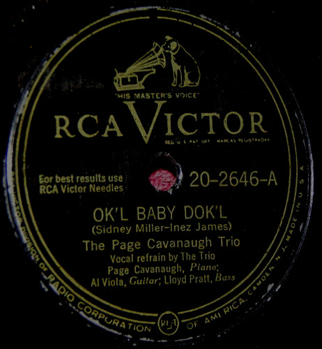 Page cavanaugh trio baby - trio, ok'l