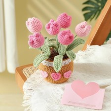 Tulipani Uncinetto Mazzo di