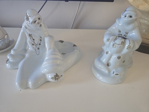 Ceramiche azzurre donne - ceramiche,