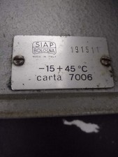 Termoigrografo Siap Bologna