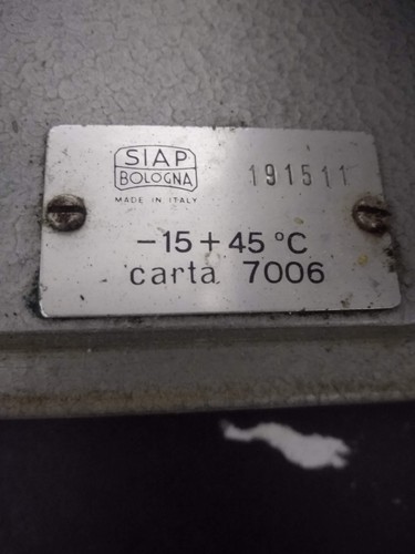 Termoigrografo siap bologna - siap,