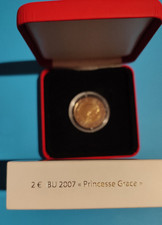 2 euro fdc Monaco 2007 Grace Kelly in cofanetto ufficiale
