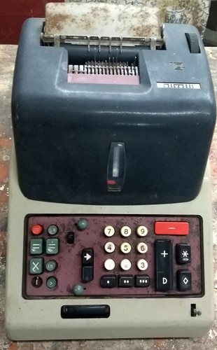 Calcolatrice vintage olivetti - vintage,