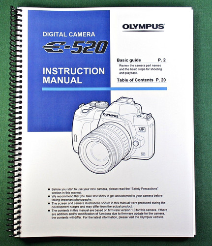 Olympus 520 manuale - e-520,