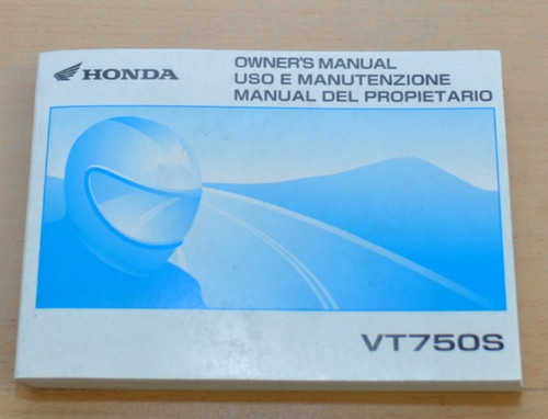 Honda 750 fahrerhandbuch - vt, s