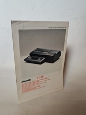 Olivetti ET 351 Depliant