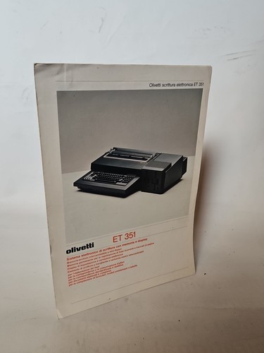 Olivetti 351 depliant - olivetti,