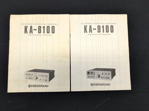 Kenwood 8100 9100 - kenwood, ka-8100/ka-9100