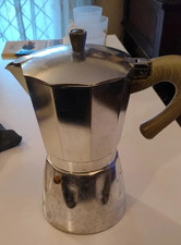 KASANOVA Caffettiera manico effetto legno + THERMOS VINTAGE