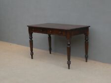 Tavolo scrittoio scrivania in pioppo con due cassetti, '900 - L 121 x P 70 cm!