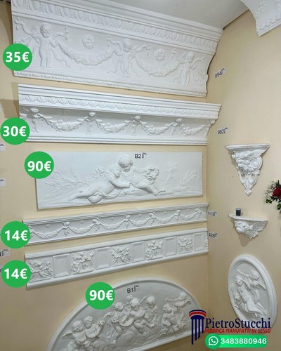 Fregi decorativi gesso - fregi, in