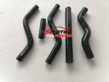 BLACK Silicone Radiator Hose Pipe pour Honda CR125R CR125 CR 125R 1989 89