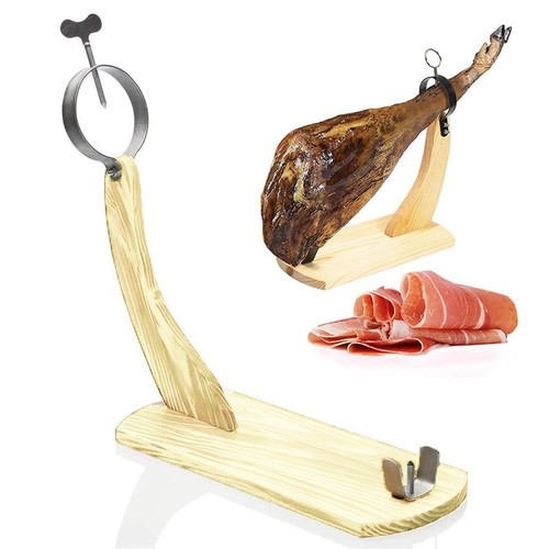 Portaprosciutto legno morsa - in,