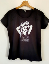 T-shirt MADONNA nera cantante