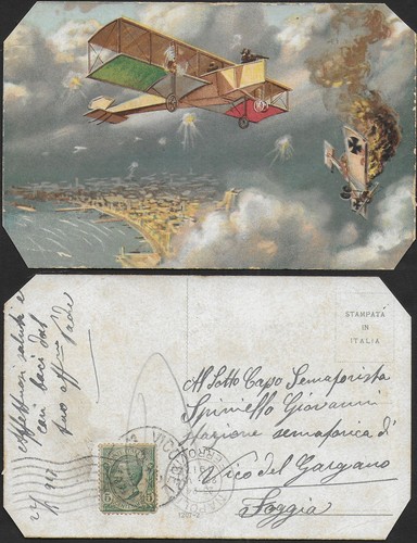 Cartolina postale velivoli - postale,
