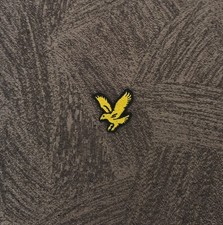 TOPPA PATCH Replica Lyle and Scott 3X3CM Ricamata Termoadesiva o da Cucire 