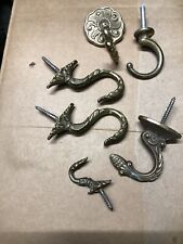 Ganci ferma tenda per tende fermatenda oro ottone cromo lucido satinato da muro