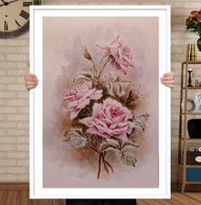 Fiori vintage rose rosa - vintage,